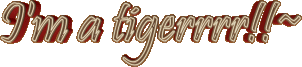 Satinlace's Tiger & Lion Page