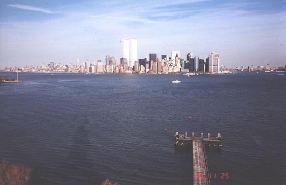 Manhattan from the Statue of Liberty