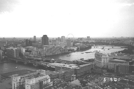 London city from St.Paul's Cathedral
