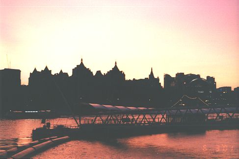 Sunset again on the Thames