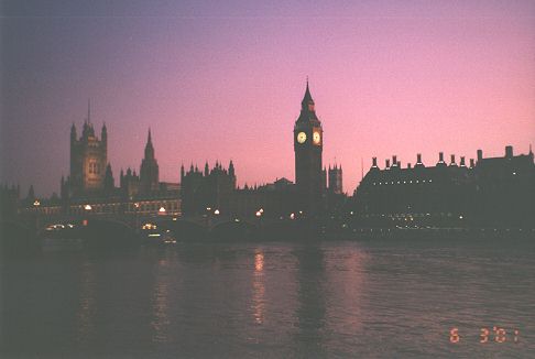 Sunset on the Big Ben