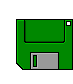 Green Floppy Disk