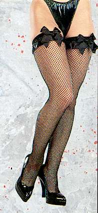 Fishnet Thigh Highs