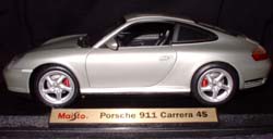 Porsche Carrera 4s 1:18 scale