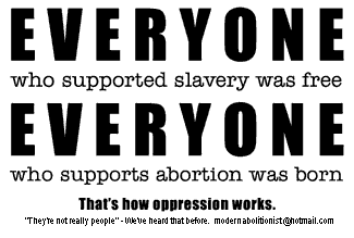 EVERYONE who supported slavery was free