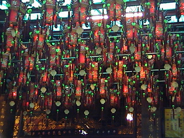 lanterns in the temple