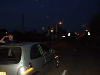 Nah mate, the sign says slow down!