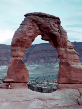 DELICATE ARCH...and there ain't nothing Delicate about the hike to get to this point!