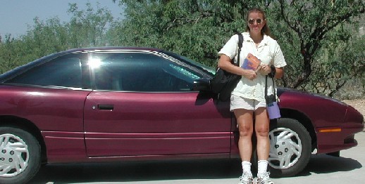 this is one HOT car...literally...it is 102 degrees.&nbsp; My butt is on fire!!