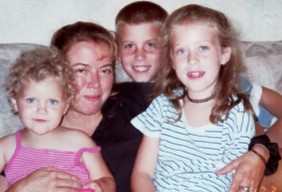 Rose,, me, Sam and Jordan...August 2001