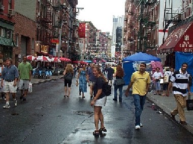 Me in Little Italy...Memories fade, but the scars still linger