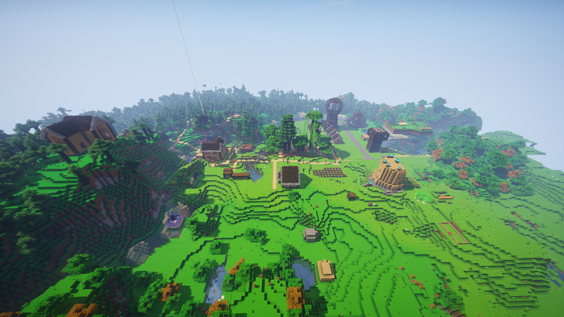 A view overlooking Fulgur Urbe from the East.