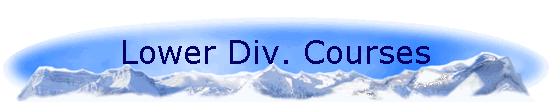Lower Div. Courses