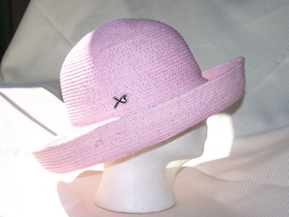 #18A Pink straw by Betmar (used); was $10 now $5