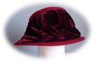 #29 Elegance in cranberry by Betmar; was $55 then $50 now $25