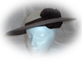 #46 Brown/cream wool hat (used); was $10 now $5