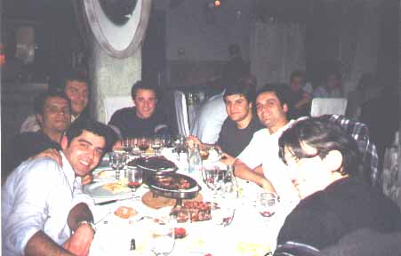 Cena despedida de soltero de Kike