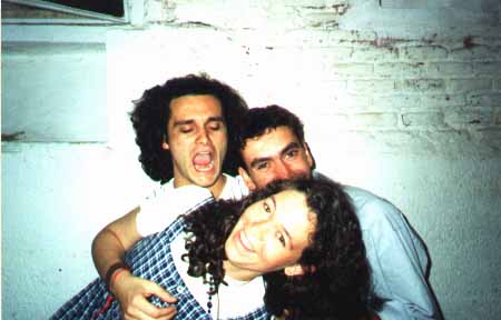 Sim�n, Patri y Dieguete.  Madrid, Noviembre 95