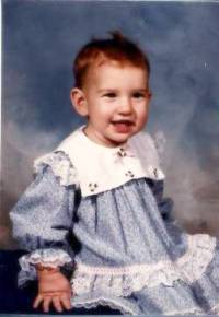 she was a cute baby