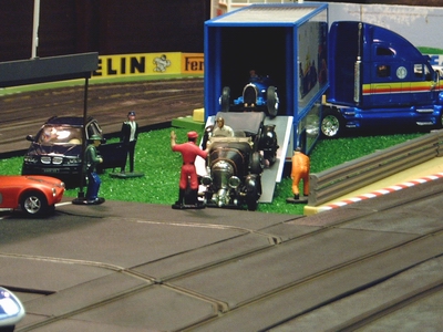 Scalextric vintage Bentley 