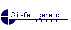 Gli effetti genetici