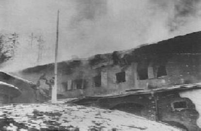 Un ammasso di macerie a Hiroshima