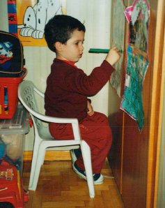 dibujando
