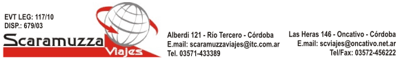 Scaramuzza Viajes - Agencia de viajes y turismo