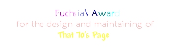 award just for me