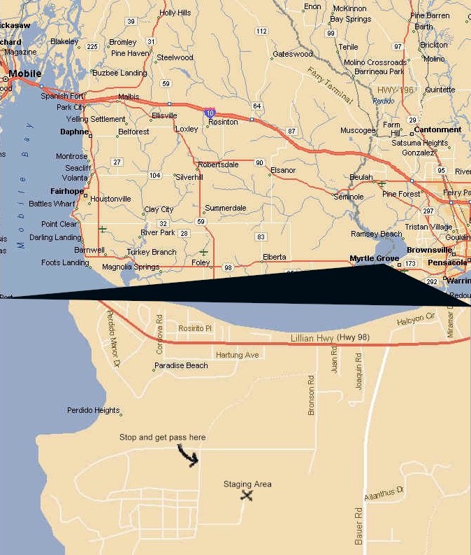 Map to Bronson Field