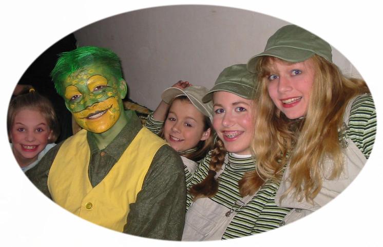 Katie, Colin, Katie, Melanie, and Kayla
