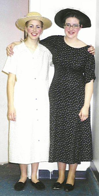 Melanie (Martha Arable) and Jessica (Edith Zuckerman)