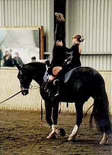 Vaulting: gymnastics on horseback