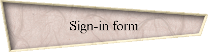 Sign-in form