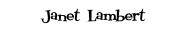 Janet Lambert