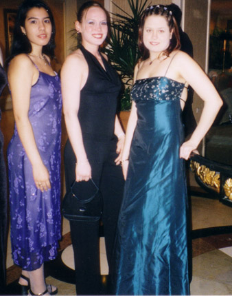Me and my friends Zandra and Tabby