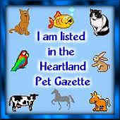 We're listed with Heartland Pet Gazette