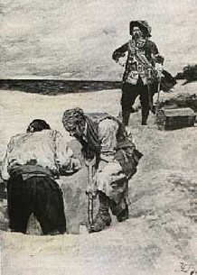 Kidd supervising treasure burial