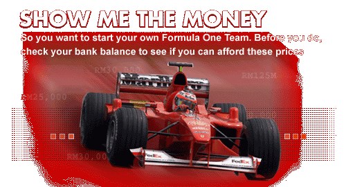 Show me the money : Forming your own Formula 1 team