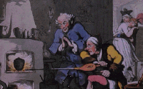  Vieja caricatura de alquimistas (Imagen completa 104K)