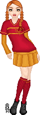 Ginny Weasley is a Quidditch uniform of my design (HPB)