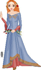 Ophelia from "Hamlet", based on the gorgeous, incomparable Waterhouse painting