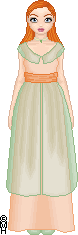 Bonnie Wright's Yule Ball gown when she played Ginny Weasley in "Harry Potter and the Goblet of Fire"
