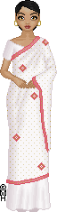 Neela from "ER", in her wedding gown. This was a present for Sara.