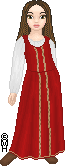 Selene, aged seven, from my fanfiction "Unknown Chapter" (see links page)