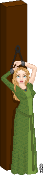 Sonja, about to be executed