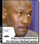 Press Conference with His Airness Michael Jordan