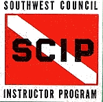 SCIP diver flag logo appearing on 1972 SCIP Divers Manual