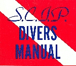 SCIP diver flag logo appearing on 1968 SCIP Divers Manual