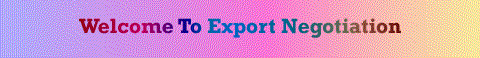 Welcome to Export Negotiation